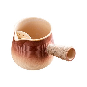Ceramiczny czajniczek trwały z bocznym uchwyt