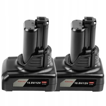 Профессиональный аккумулятор 2x для Bosch GBA 12 В 6,0 Ач
