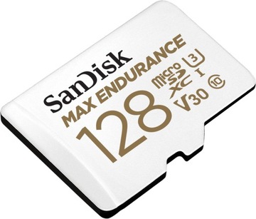 SanDisk Max Endurance microSDXC 128 ГБ, класс 10 U3 + адаптер