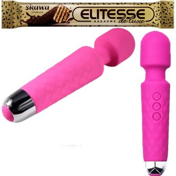 PREMIUM SEX OrGazm MEGA WIBRATOR EKSKLUZYWNY DAWCA Różowy stylowy MP117