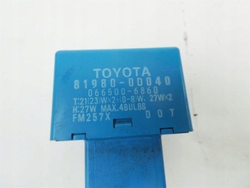 RELÉ SMĚROVKA TOYOTA VERSO 09-18R