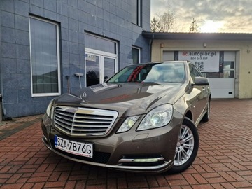 Mercedes Klasa E W212 Limuzyna 250 CGI BlueEFFICIENCY 204KM 2010 Mercedes E 250 CGI Elegance Automat Navi Skóry, zdjęcie 1