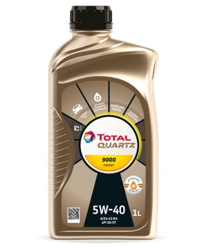 OLEJ TOTAL QUARTZ 5W40 1L 9000 ENERGY A3/B4 / SN/CF / 229.5 / 502.00 505.00