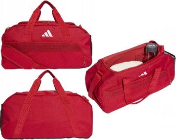 TORBA ADIDAS SPORTOWA PRAKTYCZNA NA SIŁOWNIE FITNESS CZERWONA TIRO DUFFLE S