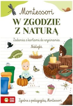 MONTESSORI książeczka z łamigłówkami ZADANIAMI i NAKLEJKAMI dla Dzieci