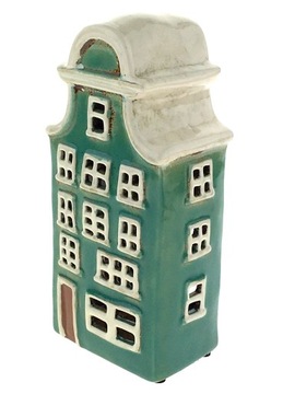 КЕРАМИЧЕСКИЙ ФОНАРЬ ДЛЯ ДОМОВ ПОДСВЕЧНИК ГЛАЗУРНАЯ КЕРАМИКА