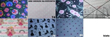 ŁÓŻECZKO dla lalek drewniane białe + pościel KRÓLICZKI - DO WYBORU
