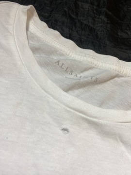 AllSaints Spitalfields All Saints Biały T SHIRT /M