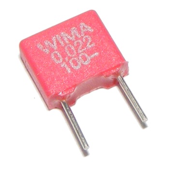 Kondensator MKS-2 22nF 0.022uF 100VDC 5% WIMA x20