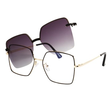 ПРОЗРАЧНЫЕ ПРОЗРАЧНЫЕ ОЧКИ МАГНИТНОЕ НАЛОЖЕНИЕ + ПОЛЯРИЗАЦИЯ