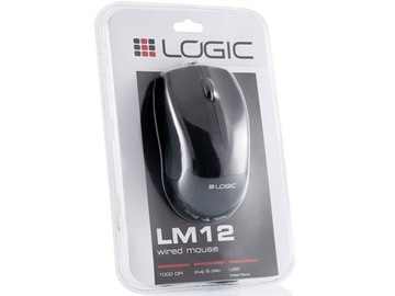 ПРОВОДНАЯ USB-МЫШЬ ЭЛЕГАНТНАЯ ЛЕГКАЯ ЛЕГКАЯ LOGIC CONCEPT LM-12 ЧЕРНАЯ