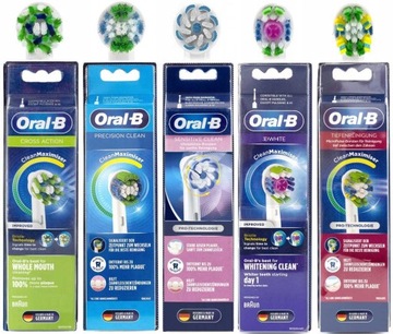 ORYGINALNE KOŃCÓWKI ORAL-B CROSS FLOSS ACTION PRECISION 3D WHITE ULTRATHIN