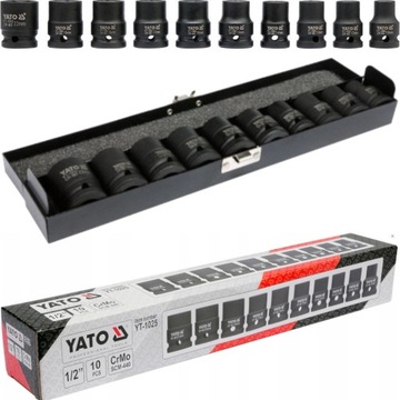 YATO NASADKI KLUCZE UDAROWE NASADOWE AS-DRIVE 1/2