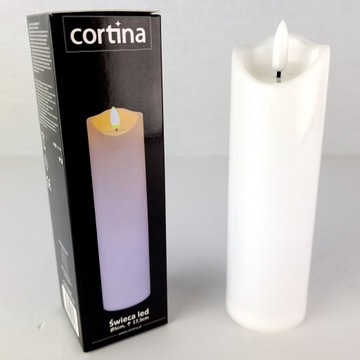 СВЕЧНАЯ ВСТАВКА ДЛЯ ЭФФЕКТА РЕШЕННОГО ПЛАМЕНИ ВЫСОКАЯ СВЕЧА НА АККУМУЛЯТОРЕ 17,5 СМ