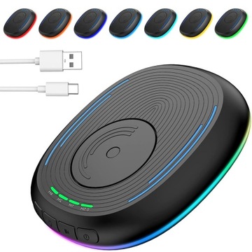 SYMULATOR MYSZKI MOUSE JIGGLER LED 7 KOLORÓW Z FUNKCJĄ ODLICZANIA CZASU