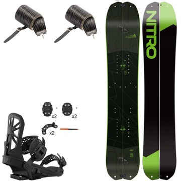 Splitboard NITRO Miniganger 132cm + UNION S + foki