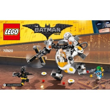 Lego Instrukcja - Egghead Mech Food Fight 70920