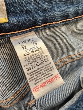 Next spodnie jeansowe pettite maxi 50