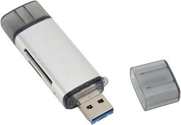 Czytnik kart pami?ci USB C, kompaktowy