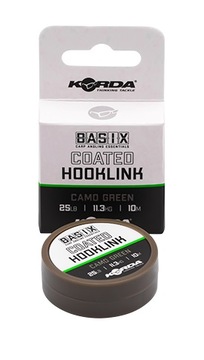 Plecionka Basix Coated Hooklink 25lb 10m Korda