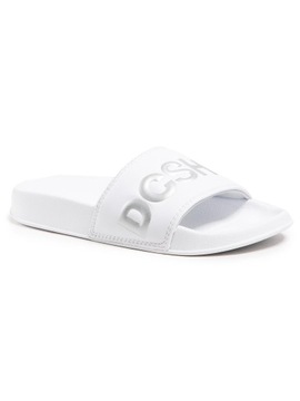 DC Klapki Slide Se ADJL100020 White/Silver (WS4)