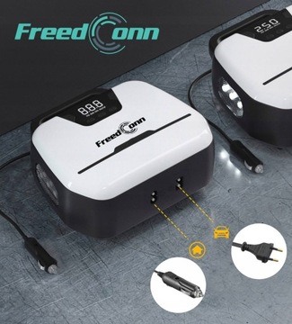 АВТОМОБИЛЬНЫЙ КОМПРЕССОР 12 В/230 В Насос Компрессор Светодиодный ЖК-фонарик