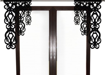 2 x AŻUR NAROŻNY DEKOR PIONOWY FIRANA PANEL 60/130