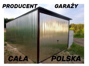 Garaż blaszany 3x5 BLASZAK BUDOWA Garaże blaszane
