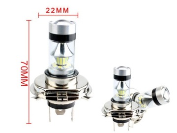 H4 LED ŻARÓWKI 9003 CSP LAMPA HB2 ŻARÓWKA 8000LM 6000K