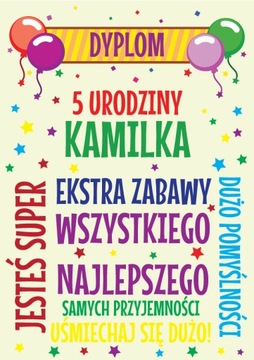 ZABAWA URODZINY gra dzieci ZDRAPKI BALONY zagadki