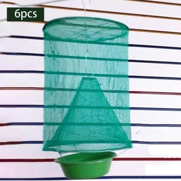 6 шт., клетка для ловли мух, летняя подвеска