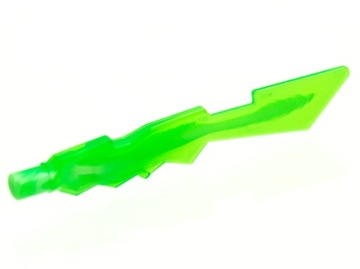 LEGO Broń Miecz Ostrze 11439pb01 - Trans Green