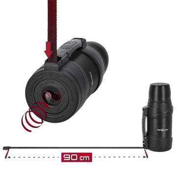 ТУРИСТИЧЕСКИЙ ТУРИСТИЧЕСКИЙ ТЕРМОС, ВАКУУМНЫЙ, НЕРЖАВЕЮЩАЯ СТАЛЬ, БЕЗТЕЧНАЯ СТАЛЬ 1.3Л