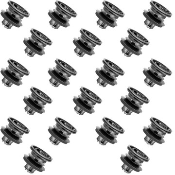 20x SPINKA KOŁEK KLIPS TAPICERKI DO GOLF IV PASSAT B5 LEON