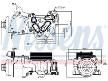 CHLADIČ OLEJE BERLINGO 1.6 DS5 DS3 C5 III C-ELYSEE