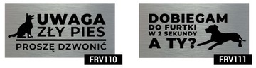 ТАРЕЛКА DiBOND INOX Note DOG Различные УЗОРЫ 40x20