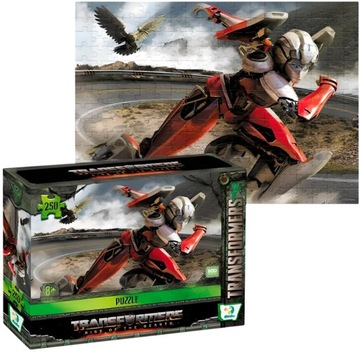 PUZZLE 250 ELEMENTÓW TRANSFORMERS- UKŁADANKA DLA DZ DLA WYTRWAŁYCH