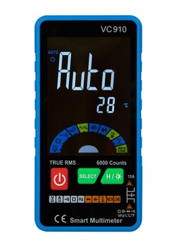 УМНЫЙ МУЛЬТИМЕТР ЦИФРОВОЙ ИЗМЕРИТЕЛЬ ТОКА КОМПЛЕКТ С ЖК-дисплеем ЭЛЕКТРИЧЕСКИЙ ФАКЕЛ NCV