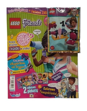 Magazyn LEGO Friends Minifigure Czasopismo - 01/2022 - Salon fryzjerski
