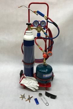 НАБОР ДЛЯ ПАЙКИ БАЛЛОНОВ С КИСЛОРОДОМ, ПРОПАНОМ 3+8