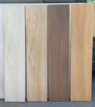 Aviona beige płytki podłogowe drewnopodobne 80x17
