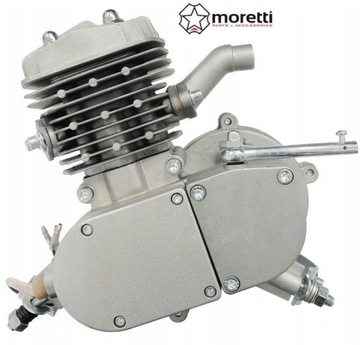 ДВИГАТЕЛЬ ВНУТРЕННЕГО СГОРАНИЯ 2T для ВЕЛОСИПЕДА объемом 80 куб.см. КОМПЛЕКТ