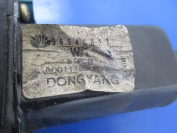 CHEVROLET NUBIRA 03-10R ZVEDÁK OKNO PŘEDNÍ PRAWY+SILNICZEK 2PINY