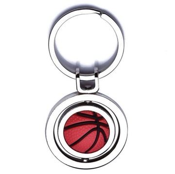 Pomarańczowy ruchomy brelok do kluczy dla koszykarza koszykówka basketball