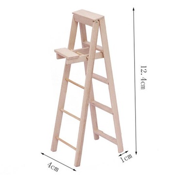 3 миниатюрные кукольные лестницы для