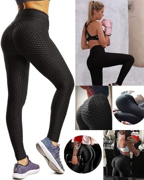 Legginsy damskie wyszczuplające sportowe Push up