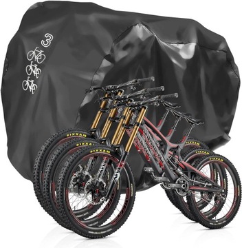 ВЕЛОСИПЕДНЫЙ ЧЕХОЛ ДЛЯ 2-3 ВЕЛОСИПЕДОВ, ЗАЩИТНЫЙ БРЕЗЕНТ ДЛЯ ВСЕЙ ПОГОДЫ