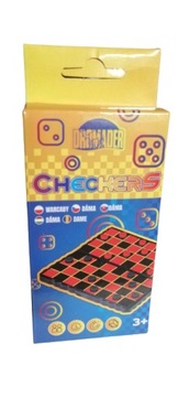 Gra mini warcaby magnetyczne 3+