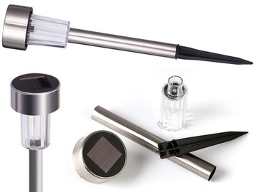 LAMPA SOLARNA SŁUPEK 1LED CZUJNIK ZMIERZCHU P-002