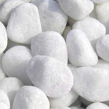 Прочные белые камни Декоративная галька для сада Премиум Тасос 1 кг